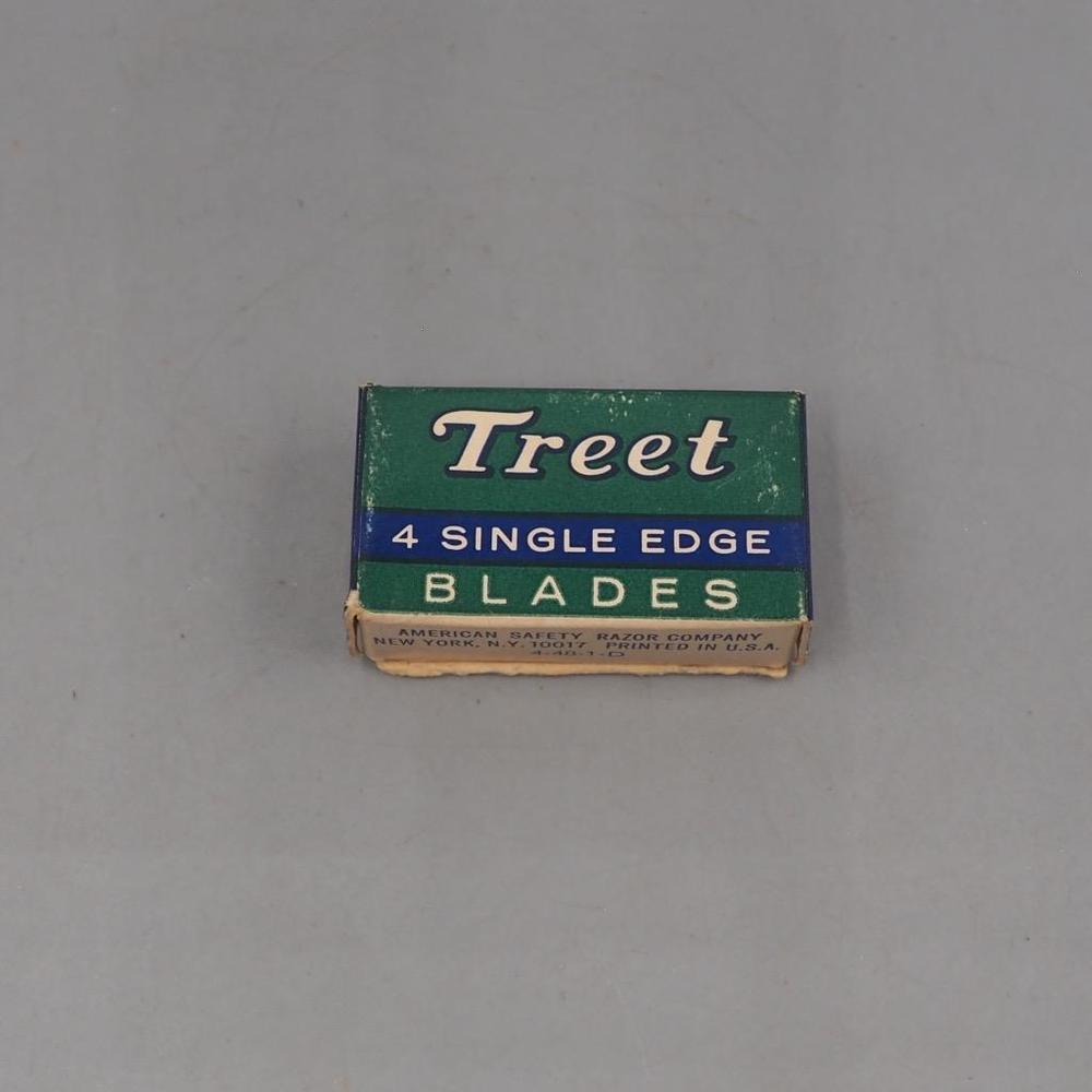 American Safety Razor Company Logo - Vintage Treet American Safety Straight Razor Blades Package ...