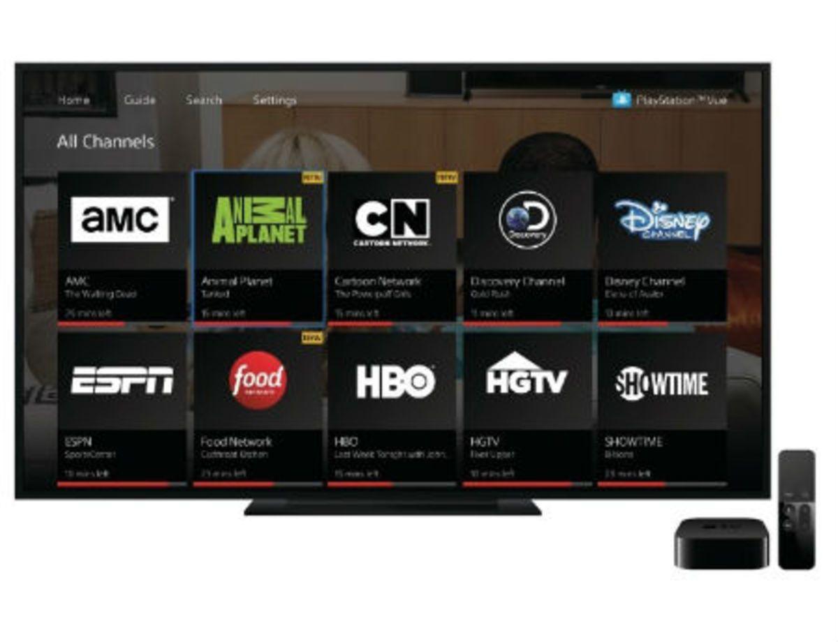 Apple PlayStation Logo - PlayStation Vue now supports Apple's TV app for iOS and tvOS