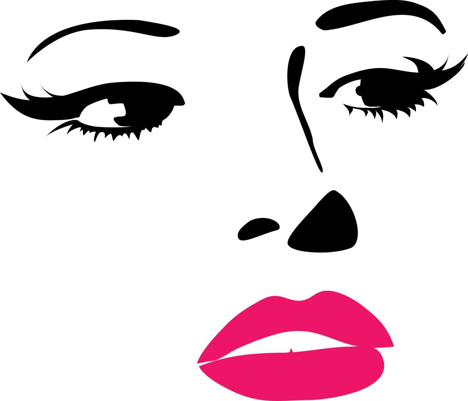 Girl Face Logo - Face silhouette Logos