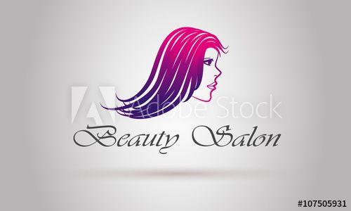 Girl Face Logo - Beauty Girl Face Logo Design this stock vector and explore