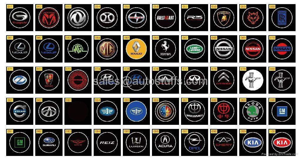 Custom Car Logo - Custom Car Logos Led Car Ghost Shahow Light 2013custom Logo ...