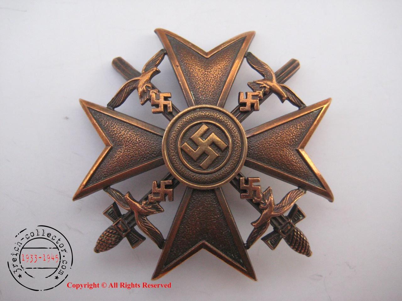 Spanish Cross Logo - WW2 Concentration camp KL original items Spanish cross