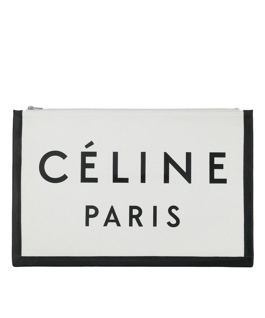 Celine Paris Logo - Céline Paris Large Clutch Pouch
