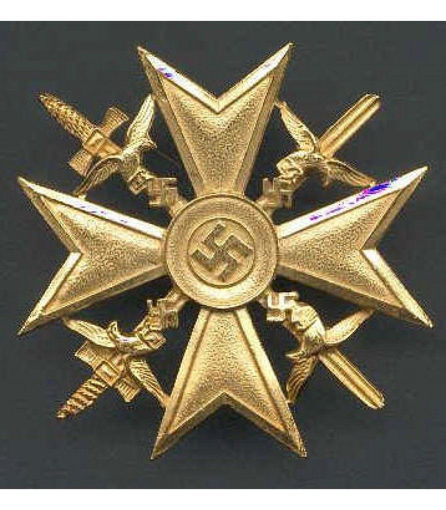 Spanish Cross Logo - WW2 German Spanish Cross