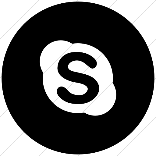 Black Skype Logo - Free Skype Icon Black 135330 | Download Skype Icon Black - 135330