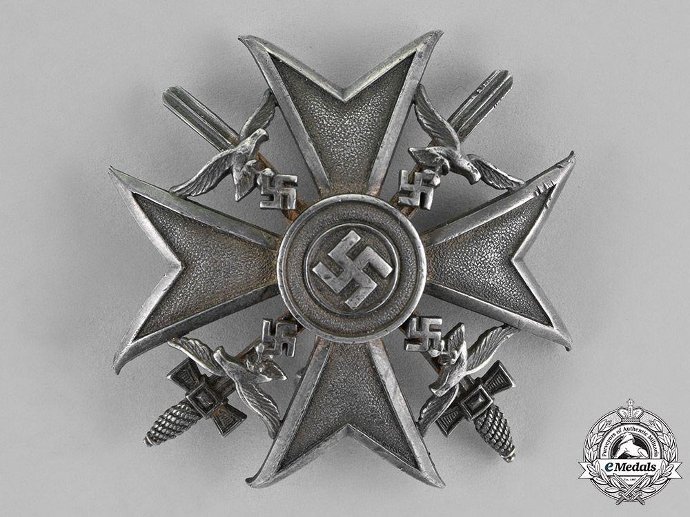 Spanish Cross Logo - Germany. A Spanish Cross, Silver Grade With Swords