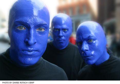 Three Blue People Logo - SHIFT | PEOPLE | BLUE MAN GROUP