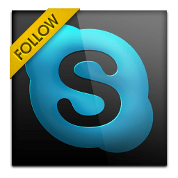 Black Skype Logo - Skype Icon | Black Gloss Social Iconset | GraphicsVibe