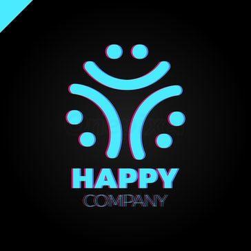 Three Blue People Logo - Three Smile People Logo - Happy Community icon - 3866213 | Onepixel