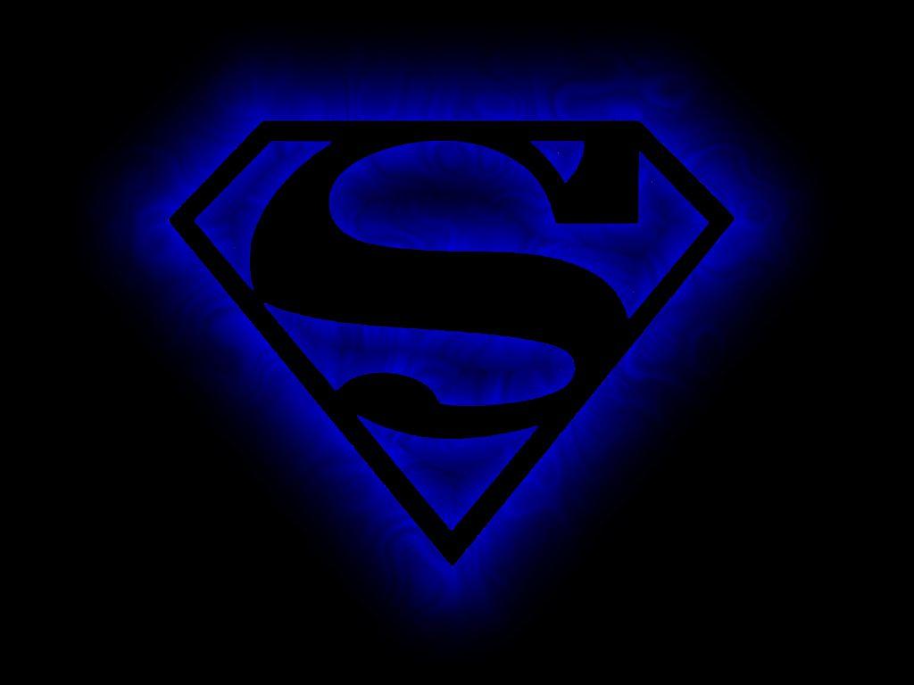 Blue and Black w Logo - Black superman Logos