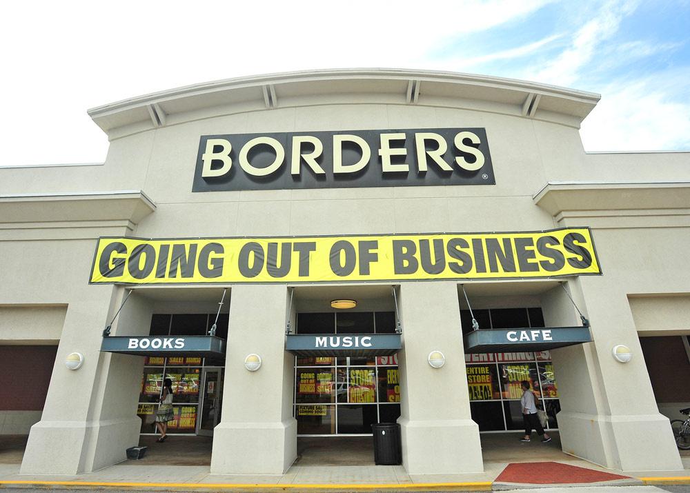Borders Bookstore Logo - Former bookstore giant Borders fails to modernise and ends up going ...