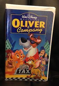 Oliver and Company Logo - Oliver and Company VHS, 1996 Walt Disney Masterpiece | eBay