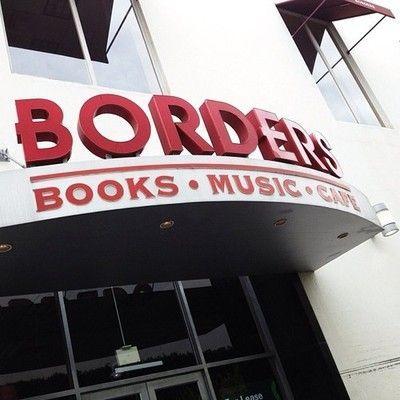 Borders Bookstore Logo - Places I miss: Borders Books and Music. I have great memories