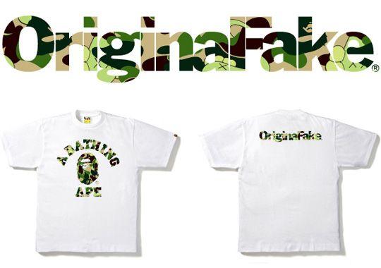 Old BAPE Logo - Bape x Original Fake 5th Anniversary T-Shirt Collection | Highsnobiety