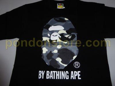 Old BAPE Logo - A BATHING APE : OLD DATE bape city camo by bathing black/black tee ...