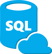 SQL Server Database Logo - Forecast Cloudy