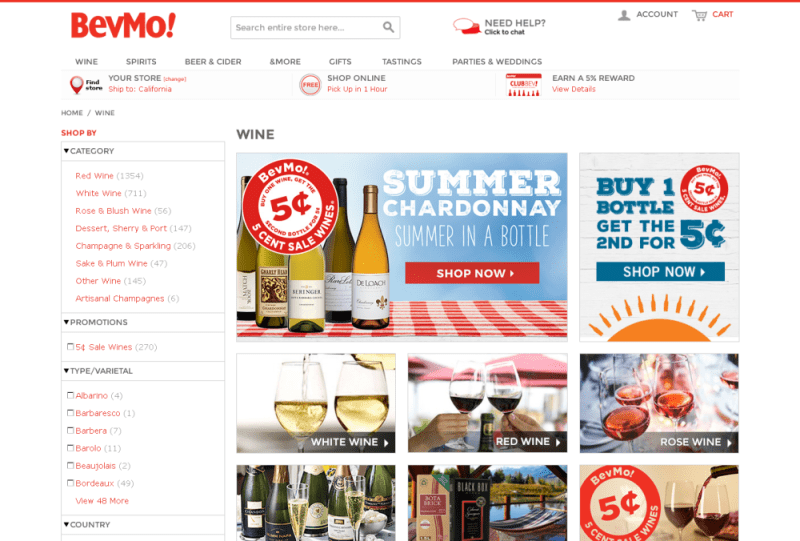 BevMo Logo - Magento Portfolio, Case Study of BevMo! Store