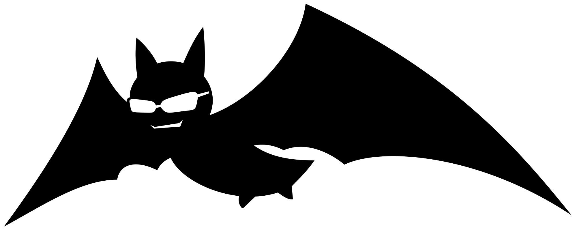 Animal Bat Logo - Official b.a.t.m.a.n. logo.svg