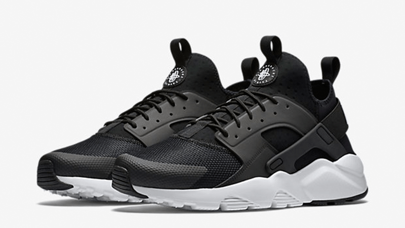 Ultra Black and White Logo - Nike Air Huarache Ultra Black White | The Sole Supplier