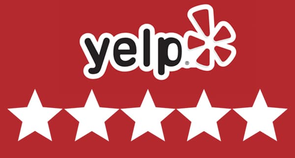 Yelp Review Logo - Great options and great service.