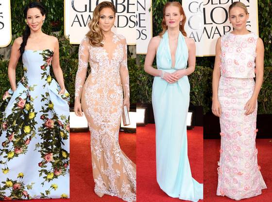 2013 Golden Globes Logo - Jessica Chastain, Lucy Liu Among the Top 10 Riskiest Looks of the ...