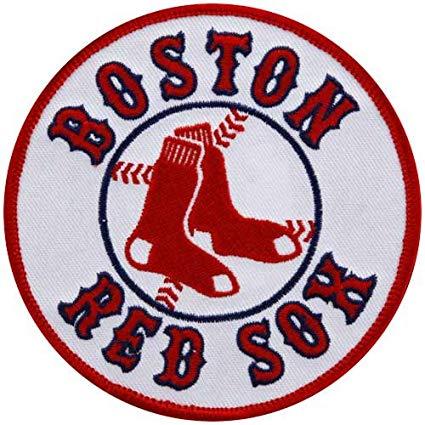 Red Sox Logo - Amazon.com : MLB Boston Red Sox Embroidered Circle Logo Collectible ...