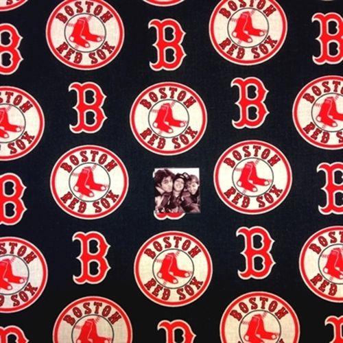 Red Sox Logo - Cotton Fabric - Sports Fabric - MLB Baseball Boston Red Sox Logos ...