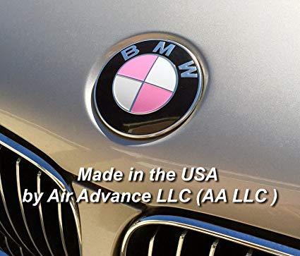 Pink BMW Logo - Breast Cancer Awareness pink vinyl BMW emblem