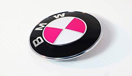 Pink BMW Logo - Amazon.com: BMW Hot Pink Magenta Sticker Overlay Vinyl for All BMW ...