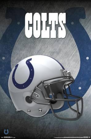 Colts Helmet Logo - NFL: Indianapolis Colts- Helmet Logo Prints at AllPosters.com