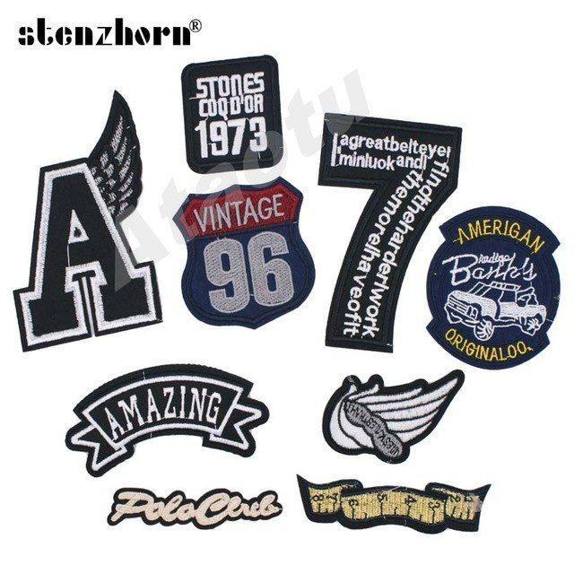 Seven Letter Logo - Aliexpress.com : Buy Embroidered Seven 96 A Wing Letters biker ...