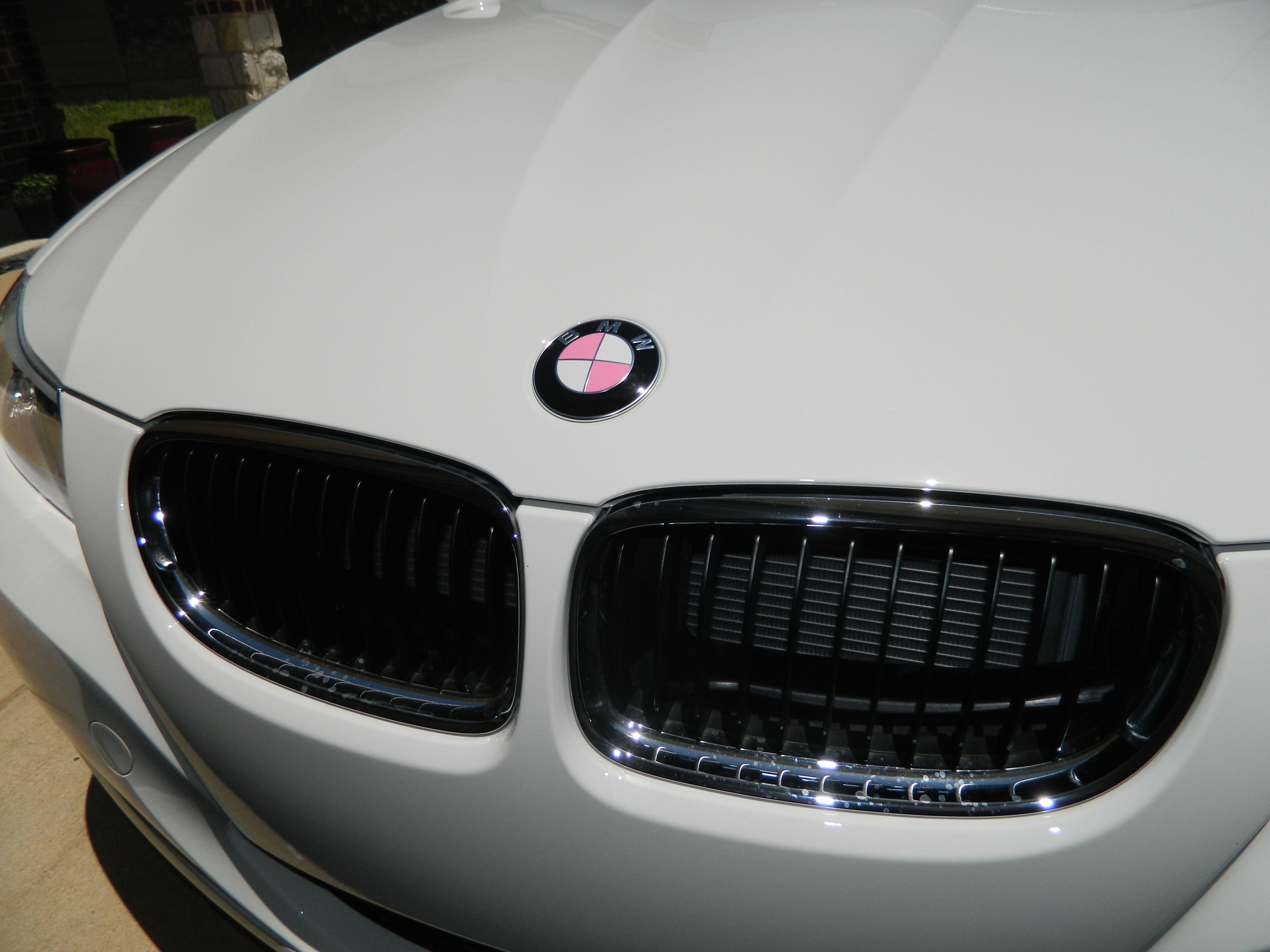 Pink BMW Logo - My pink bmw badges <3 | The von Hibbeler House | Pink bmw, BMW, Bmw cars