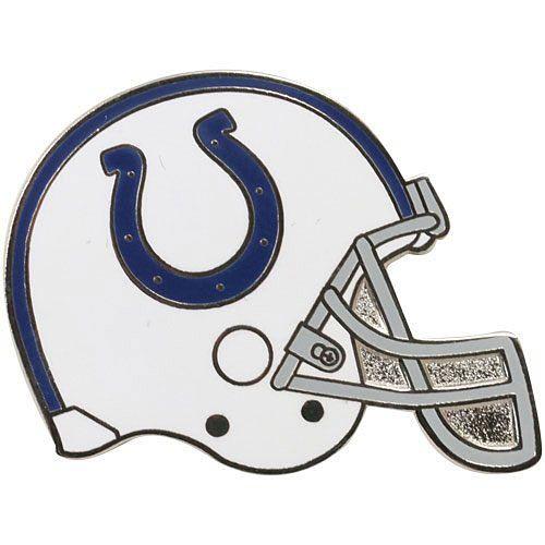 Colts Helmet Logo - Wss R: NFL Helmet Pin Badge Colts (B) Indianapolis Colts Helmet Pin