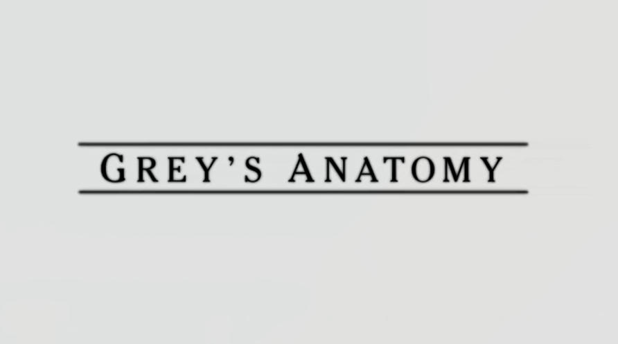 Grey's Anatomy Logo - Grey's Anatomy Font