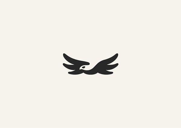 Black and White Animal Logo - 10 Clever Animal Logos Created With Negative Space