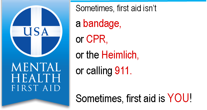 Mental Health First Aid Logo - Mental Health First Aid Training