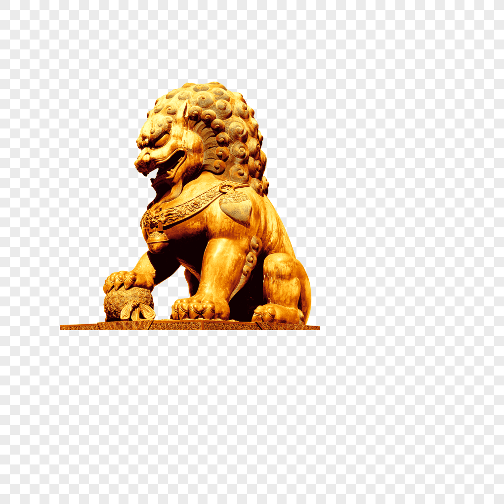 Stone Lion Logo - Gold plated stone lion png image_picture free download ...