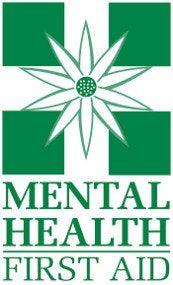 Mental Health First Aid Logo - MHFA Training with Black Dog Ride's Instructors