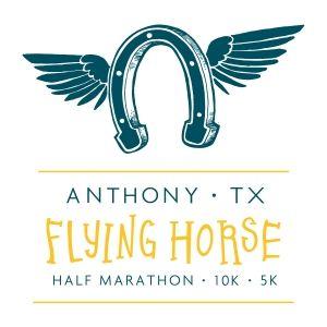 Flying Horse in Circle Logo - Anthony Flying Horse Half Marathon, 10K & 5K — RACE EL PASO