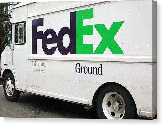 FedEx Truck Logo - Fedex Truck Canvas Prints | Fine Art America