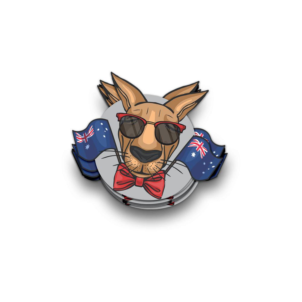 Cool Kangaroo Logo - Cool Kangaroo Sticker Monstees