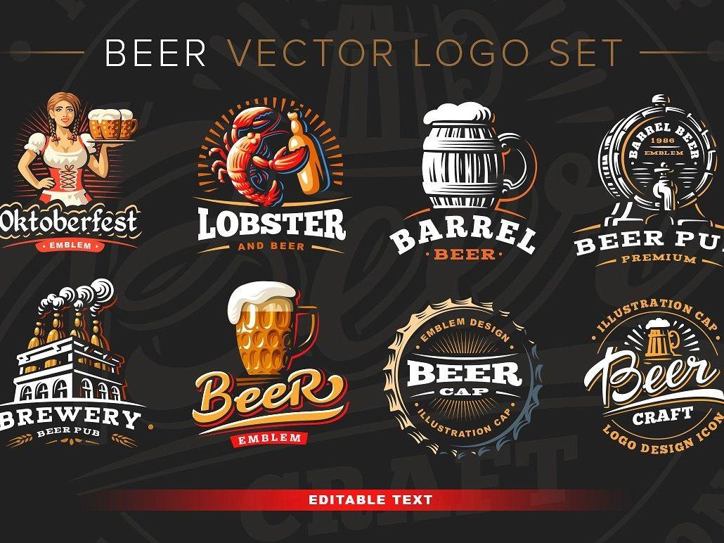 Beer Vector Logo - Beer logo by Logo Templates | Dribbble | Dribbble