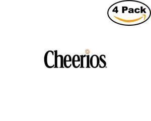 Cheerios Logo - cheerios logo 4 Stickers 4x4 Inches Sticker Decal | eBay