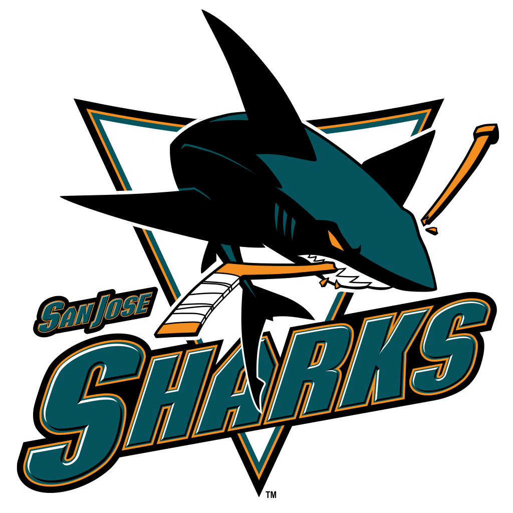 Sharks Hockey Logo - A Hockey Love Story: Aaron And Kelly Dell | Hockey is my life | San ...