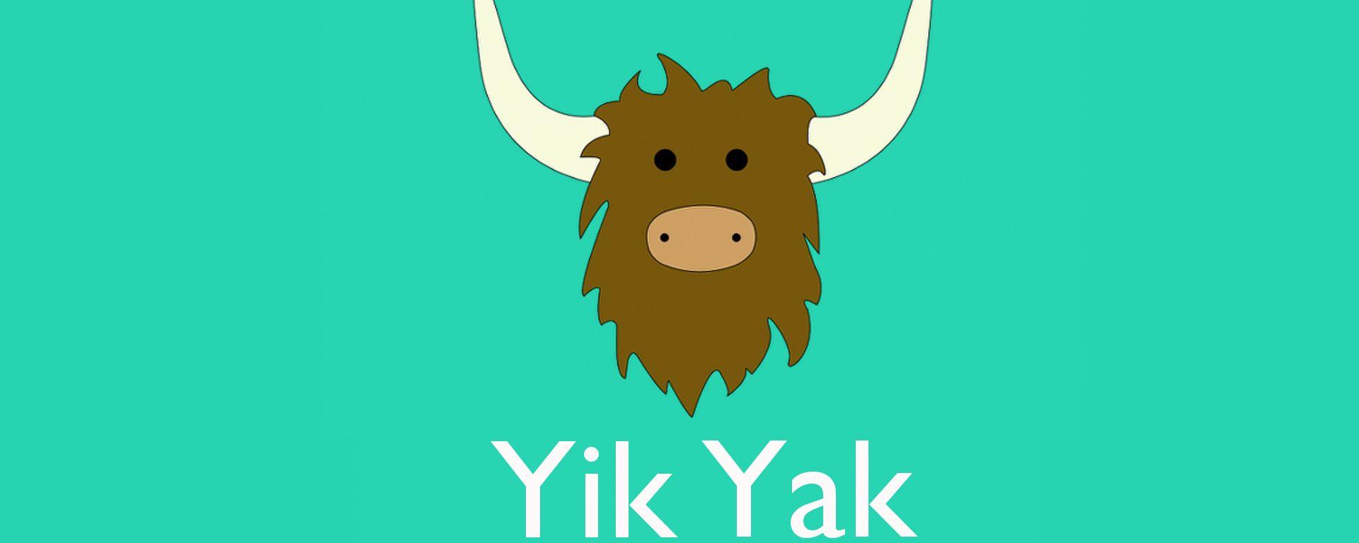 Yik Yak Black and White Logo - A Little Yik, A Little Yak, Some Say a lot of Ick