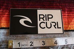 WhiteWave Logo - RIP CURL Classic Black White Wave Logo Surfboards Vintage Surfing