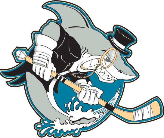 Sharks Hockey Logo - Hockey logos inspired by Shark Week! - Puck Junk