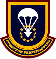 European Military Logo - European Paratroopers Association parachuting courses