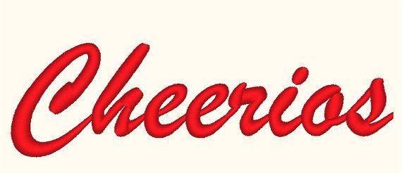 Cheerios Logo - Pin by Olivia Jameson on Glee | Glee, Glee cheerios, Embroidery