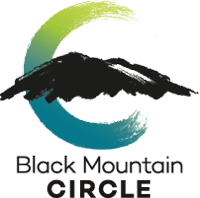 Black Mountain in Circle Logo - Black Mountain Circle. Reclaiming wisdom through story, nature